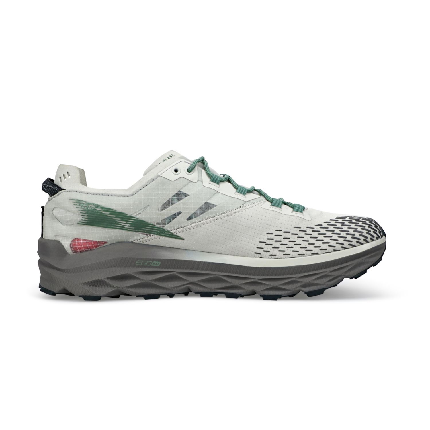 Altra Mont Blanc Men's Trail Running Shoes Grey / Green | South Africa-47985369